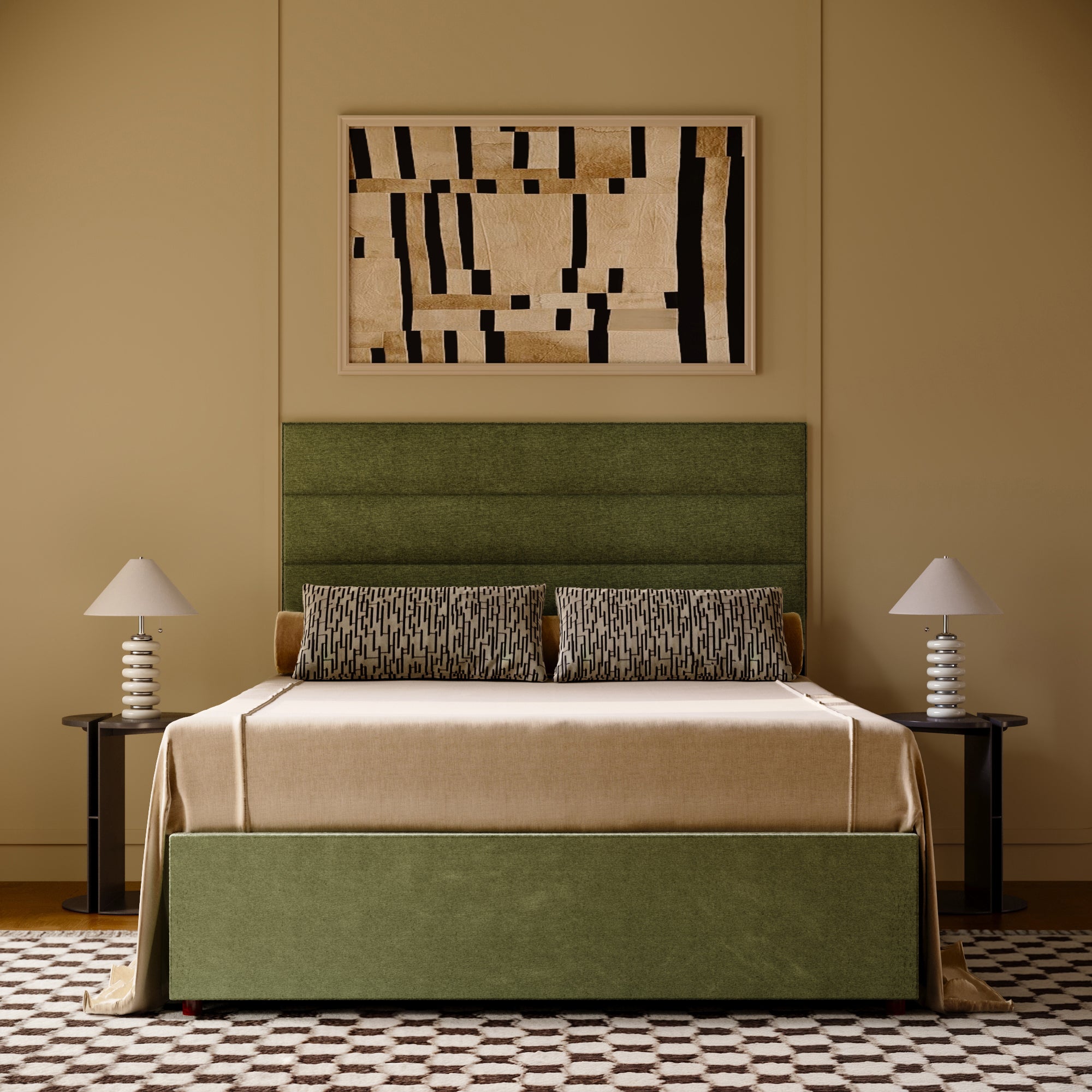 Modern Divan with Drawers